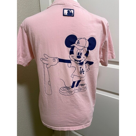 Mickey Mouse LA Dodgers collab T-shirt size M GUC - Picture 3 of 5